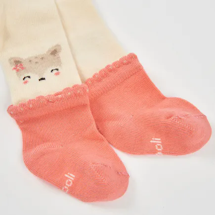 BOBOLI - Boboli Thick tights with socks for baby -BCI