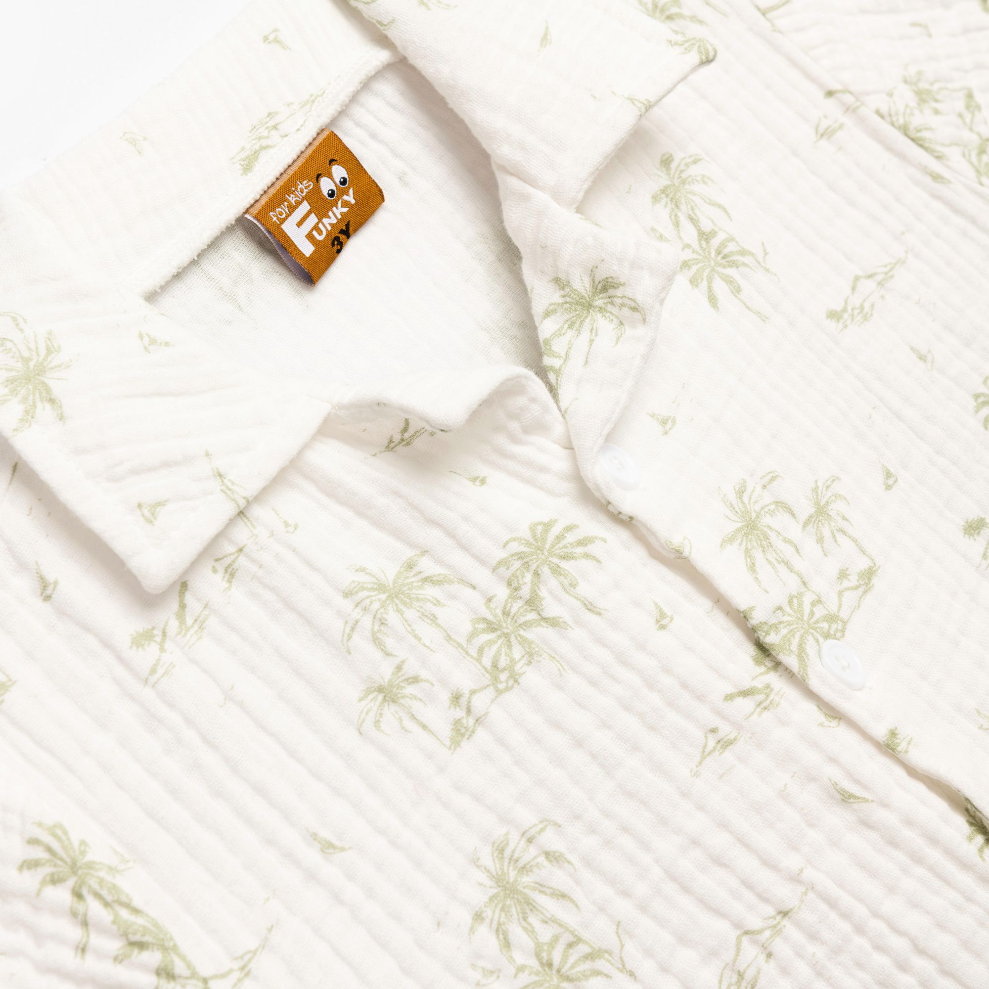 FUNKY - Funky Σετ Πουκάμισο Βερμούδα Muslin