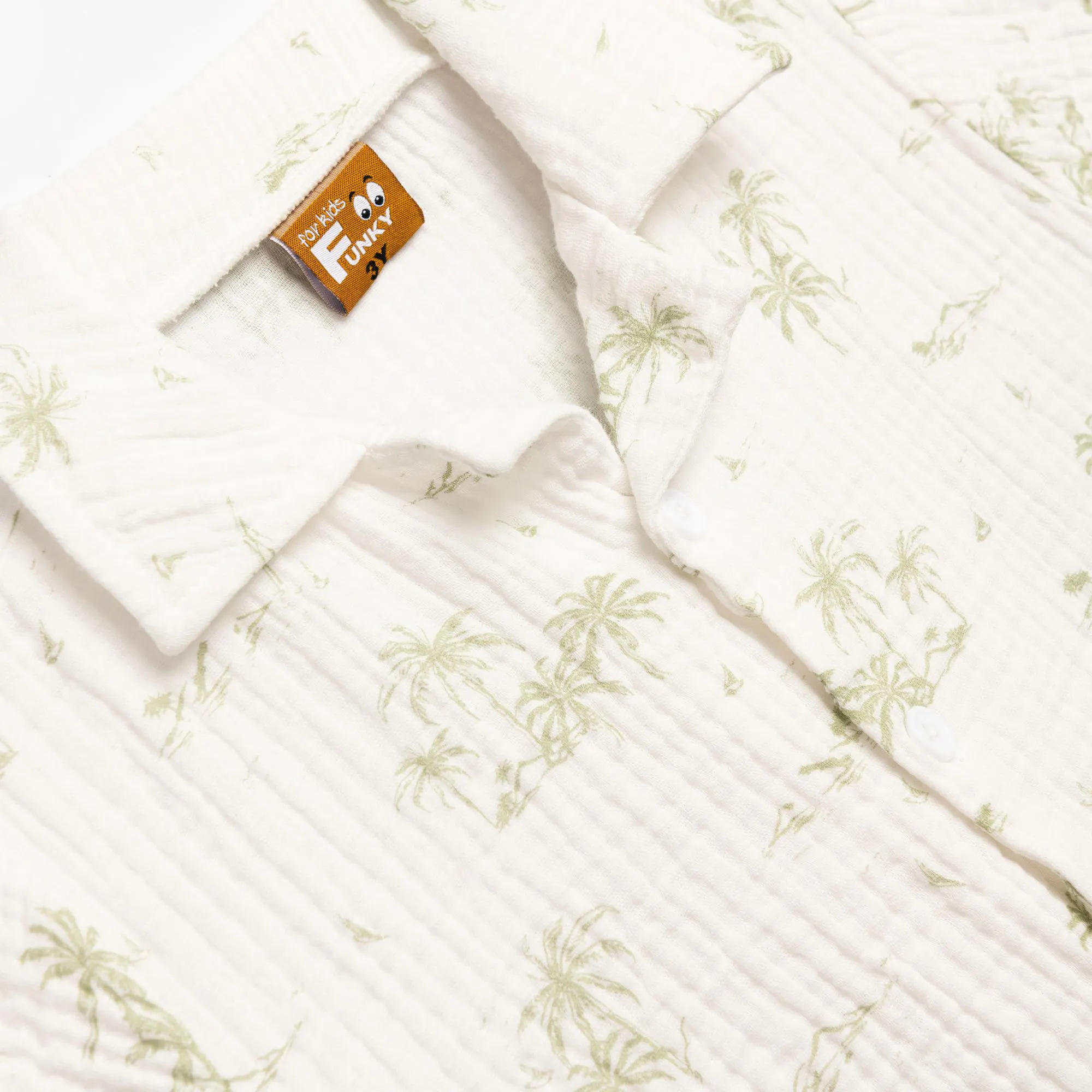 FUNKY - Funky Σετ Πουκάμισο Βερμούδα Muslin