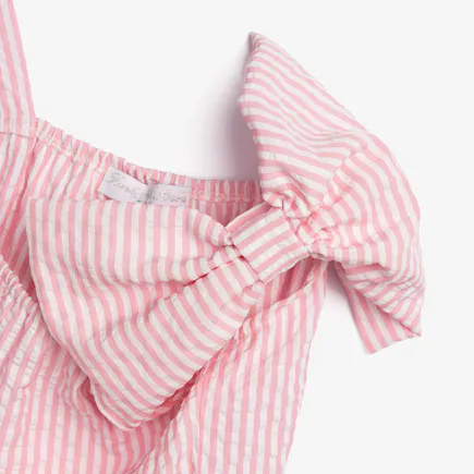 FUNKY - Funky Τοπ Ριγέ Με Φιόγκο