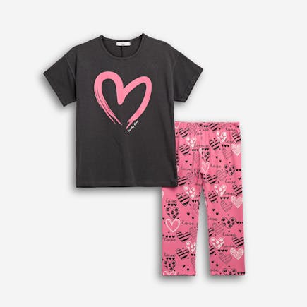 FUNKY - Funky -ΜΠΛΟΥΖ/ΜΑ+ΚΟΛΑΝ ΚΑΠΡΙ ΚΑΛΤΣΑ ΛΥΚΡΑ ΕΙΣΑΓ. ΠΑΙΔ. ΚΟΡΙΤΣΙ ΟΕ ΑΝΘΡΑΚΙ/CANDY PINK ALLOVER