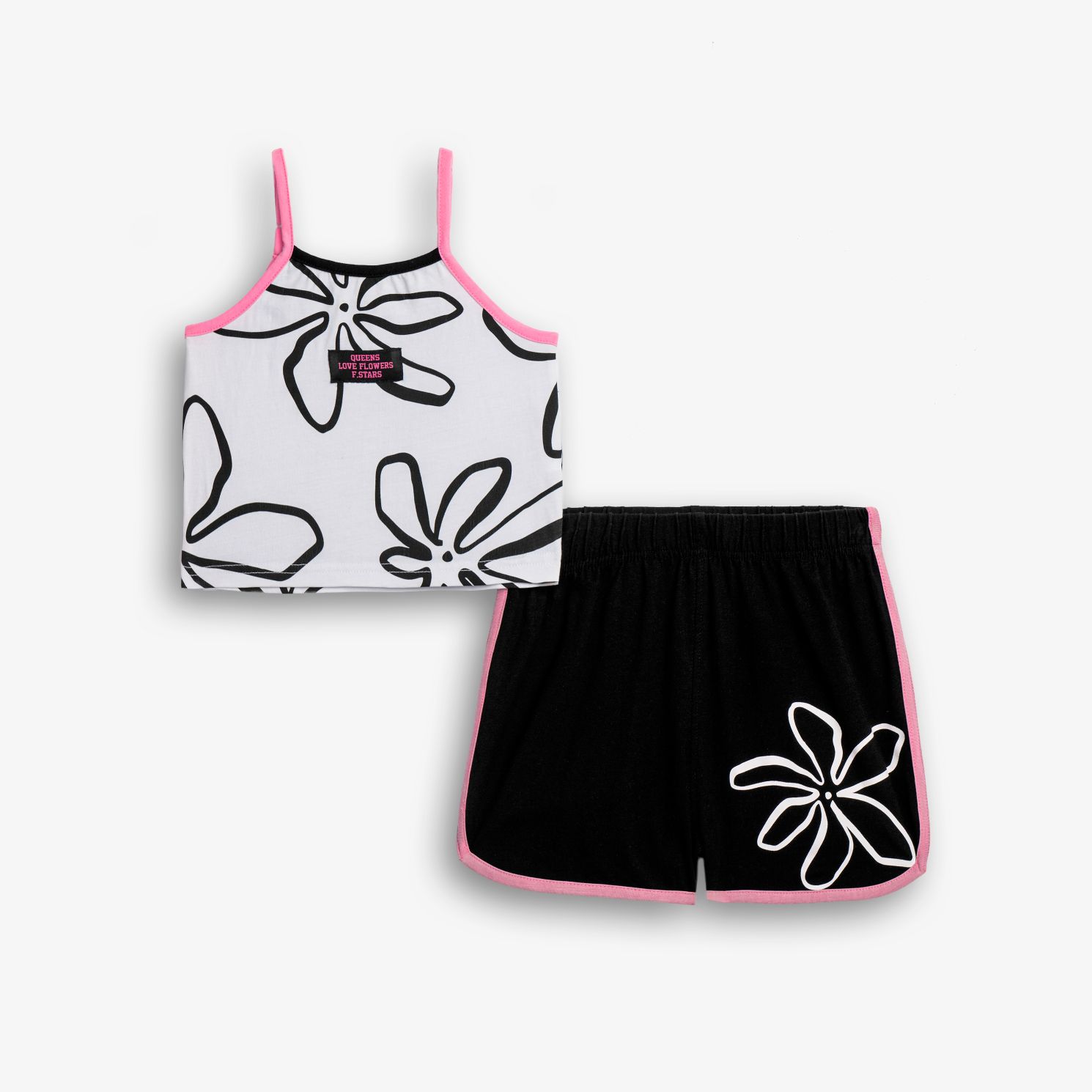  -ΣΕΤ ΣΟΡΤΣ ΚΑΛΤΣΑ ΛΥΚΡΑ ΕΙΣΑΓ. ΠΑΙΔ. ΚΟΡΙΤΣΙ ΟΕ ΛΕΥΚΟ ALLOVER/ΜΑΥΡΟ