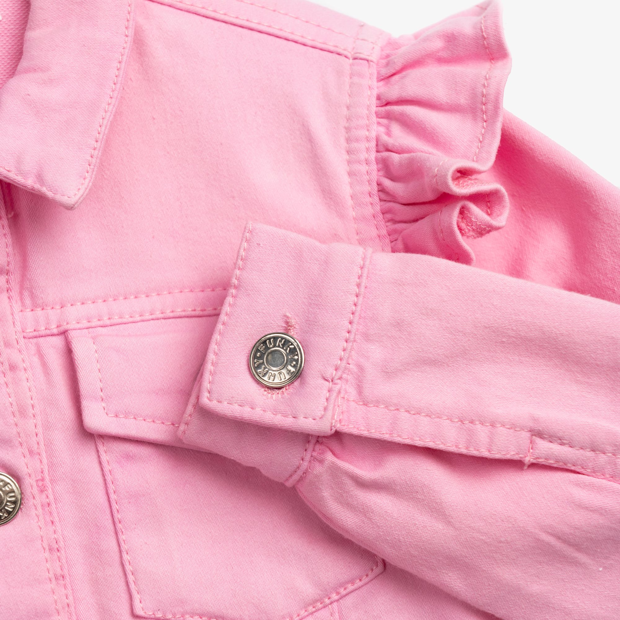 FUNKY - Funky Τζάκετ Τζιν Ροζ