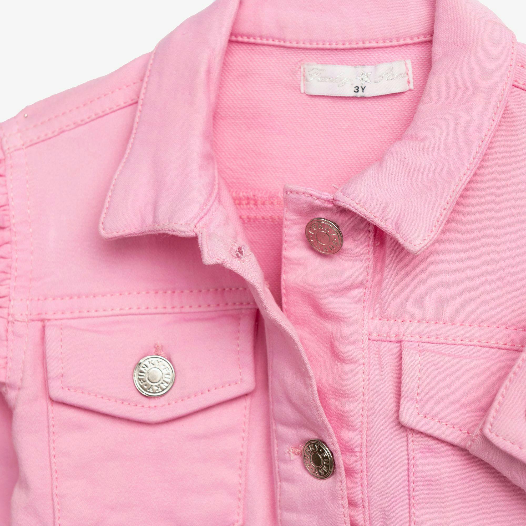 FUNKY - Funky Τζάκετ Τζιν Ροζ