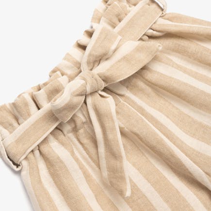 FUNKY - Funky Σορτς Μπεζ Ριγέ