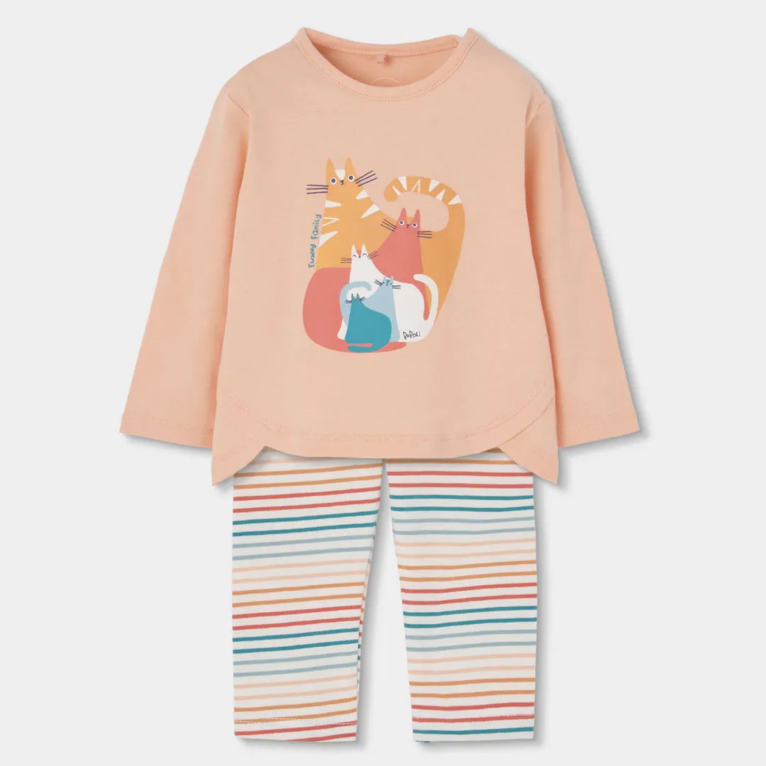 BOBOLI - Boboli Σετ Μπλούζα Κολάν