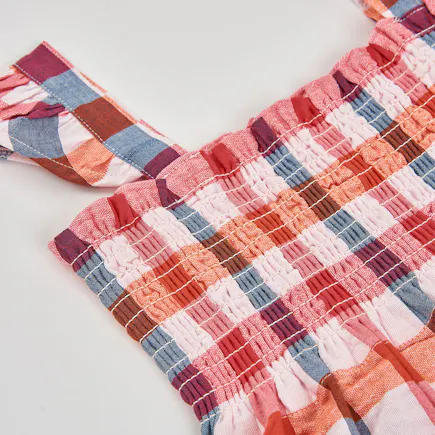 BOBOLI - Boboli Φόρεμα Ποπλίνα Καρό