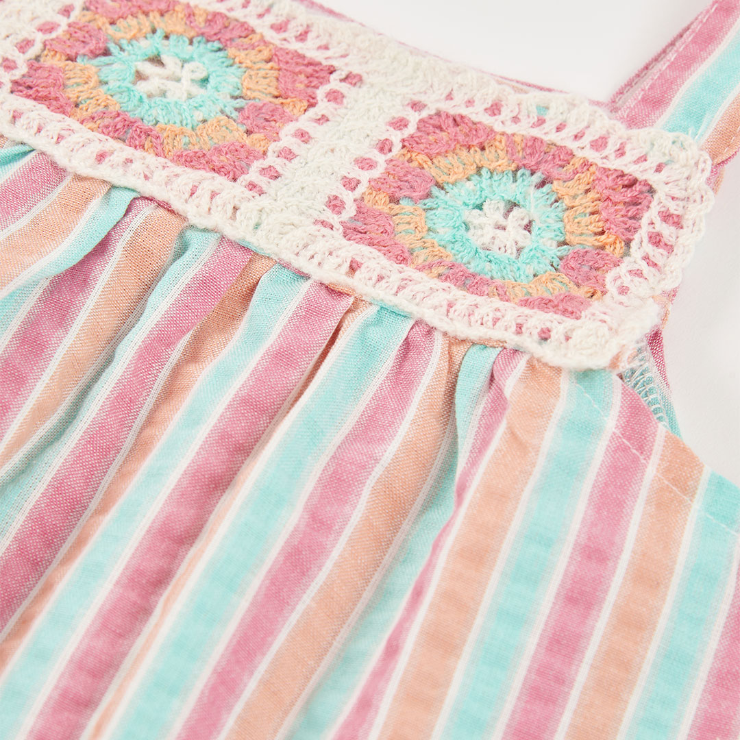 BOBOLI - Boboli Φόρεμα Ποπλίνα Ριγέ