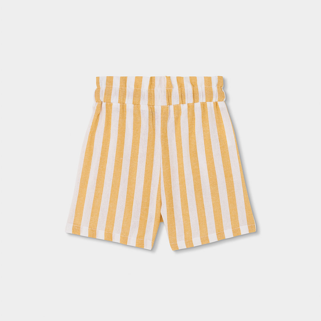BOBOLI - Boboli Σορτς Ψηλόμεσο Λινό