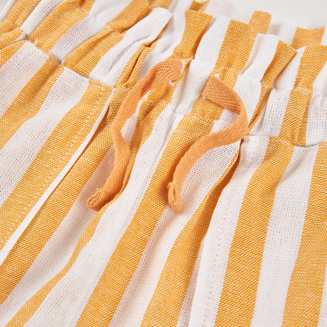 BOBOLI - Boboli Σορτς Ψηλόμεσο Λινό