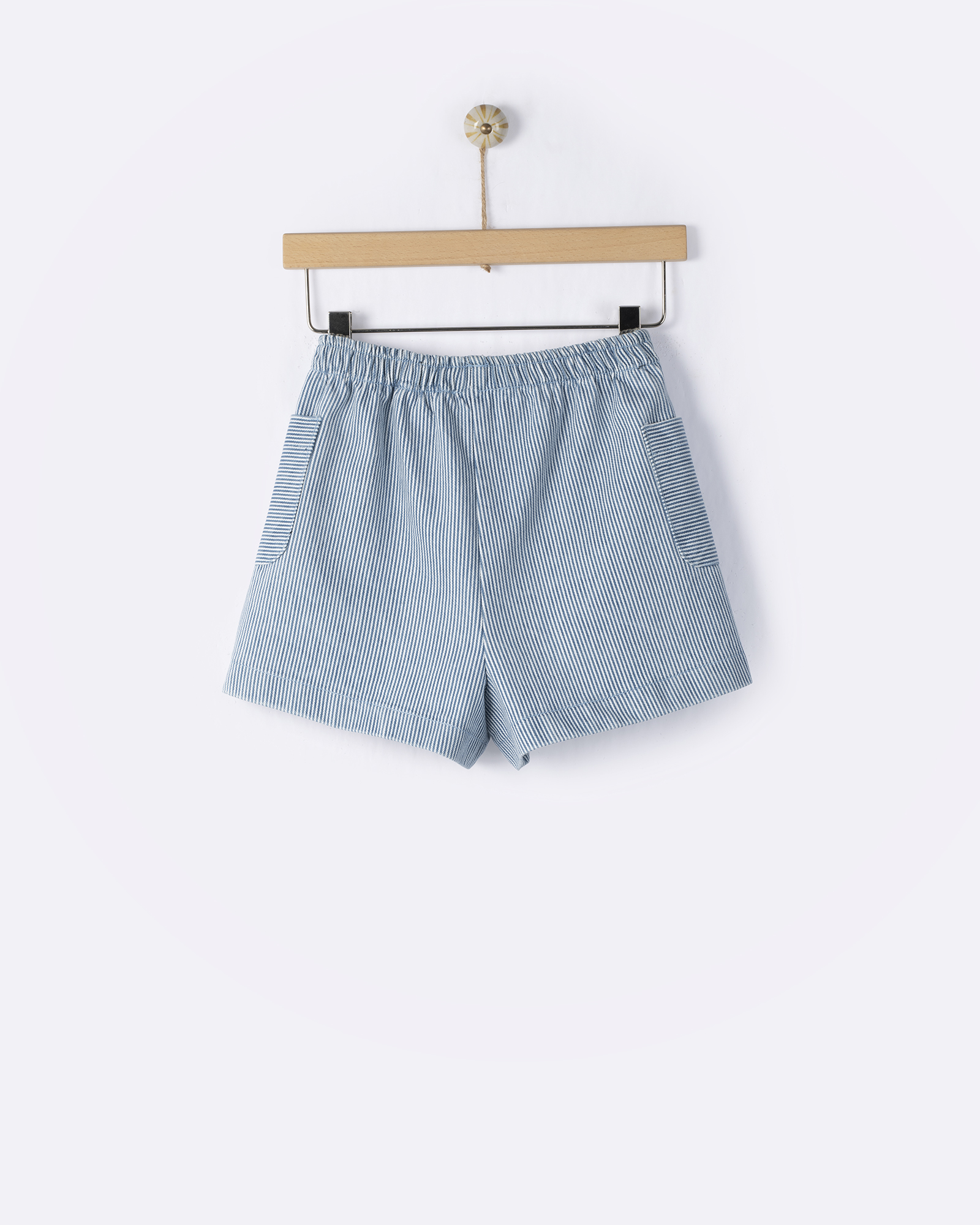 YELL-OH - Yell-Oh Ριγέ Ντένιμ Βερμούδα