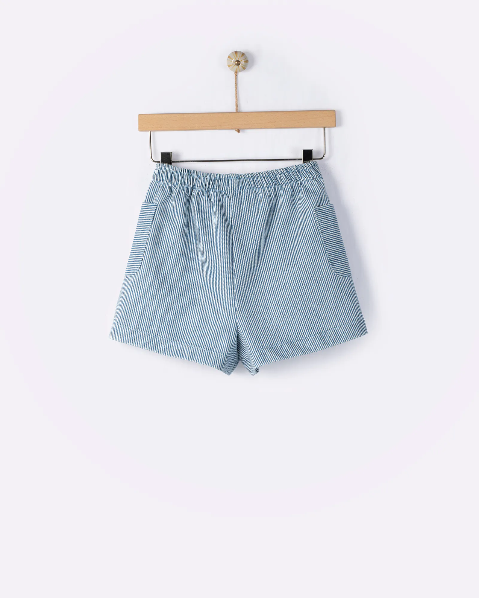 YELL-OH - Yell-Oh Ριγέ Ντένιμ Βερμούδα