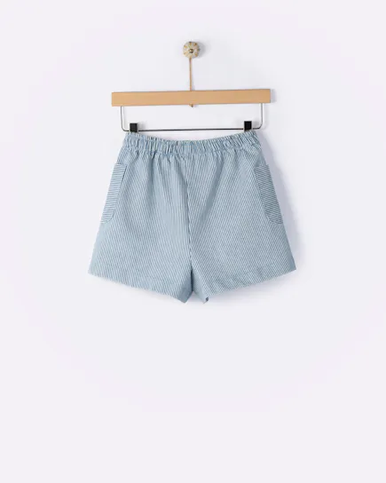 YELL-OH - Yell-Oh Ριγέ Ντένιμ Βερμούδα