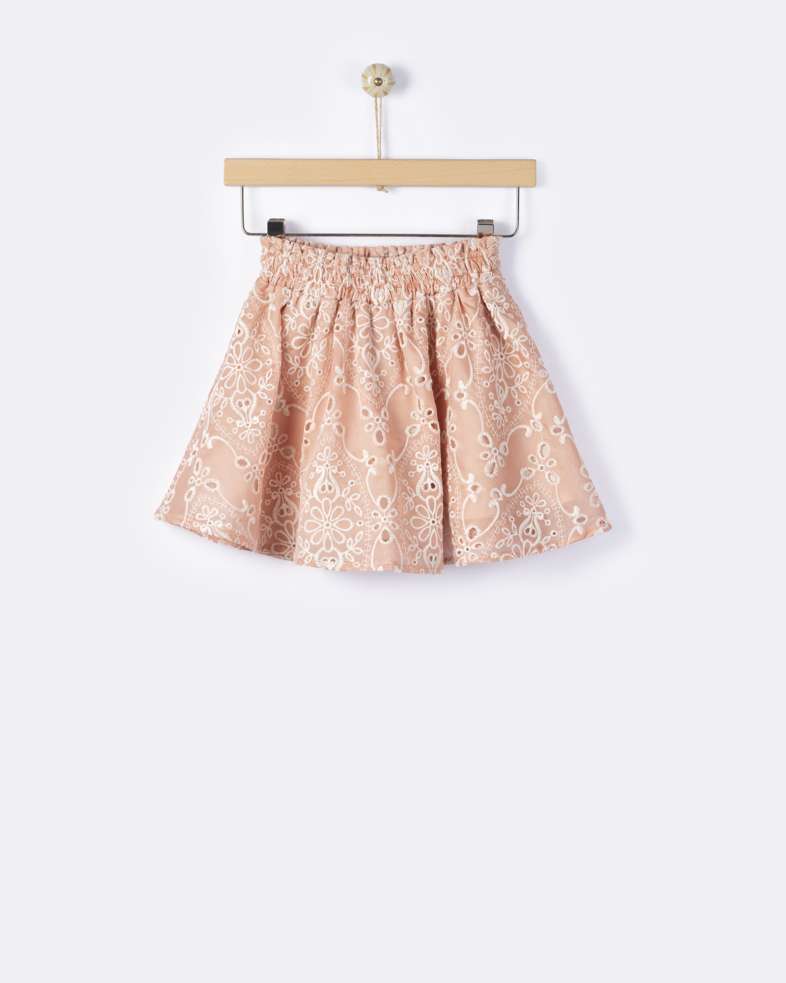 YELL-OH - Yell-Oh Κεντητή Φούστα Peach Quartz