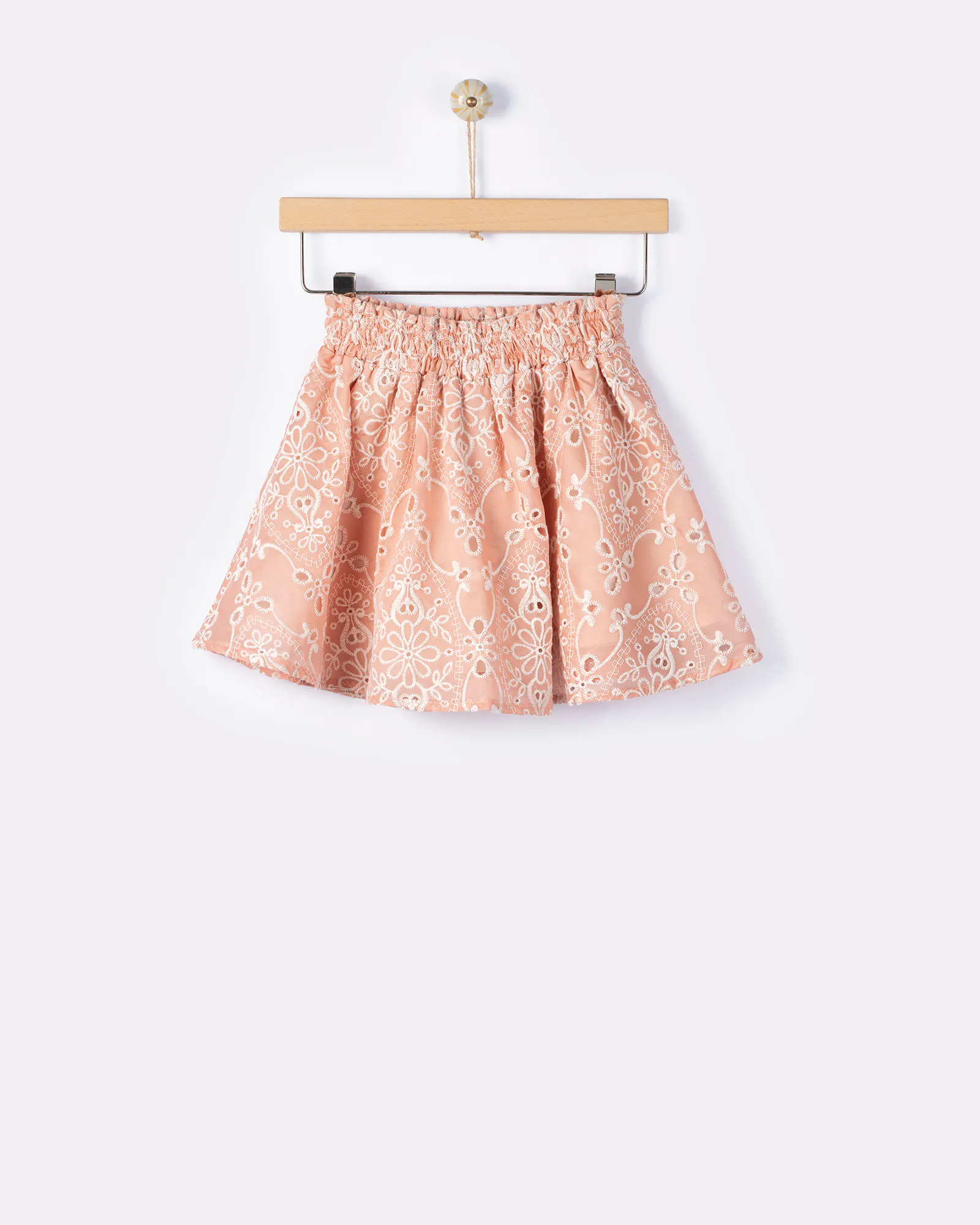 YELL-OH - Yell-Oh Κεντητή Φούστα Peach Quartz