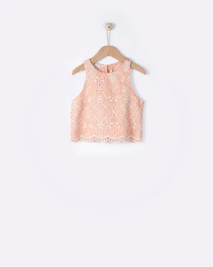 YELL-OH - Yell-Oh Κεντητό Τοπ