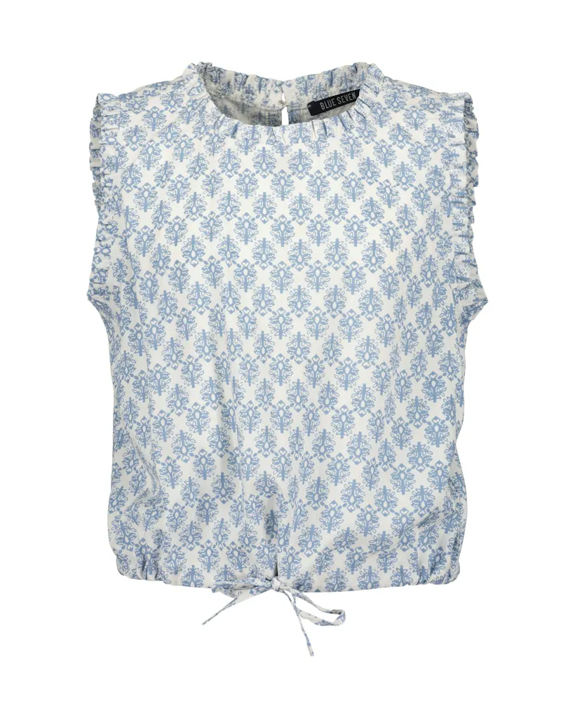 BLUE SEVEN - Blue Seven Τοπ Printed