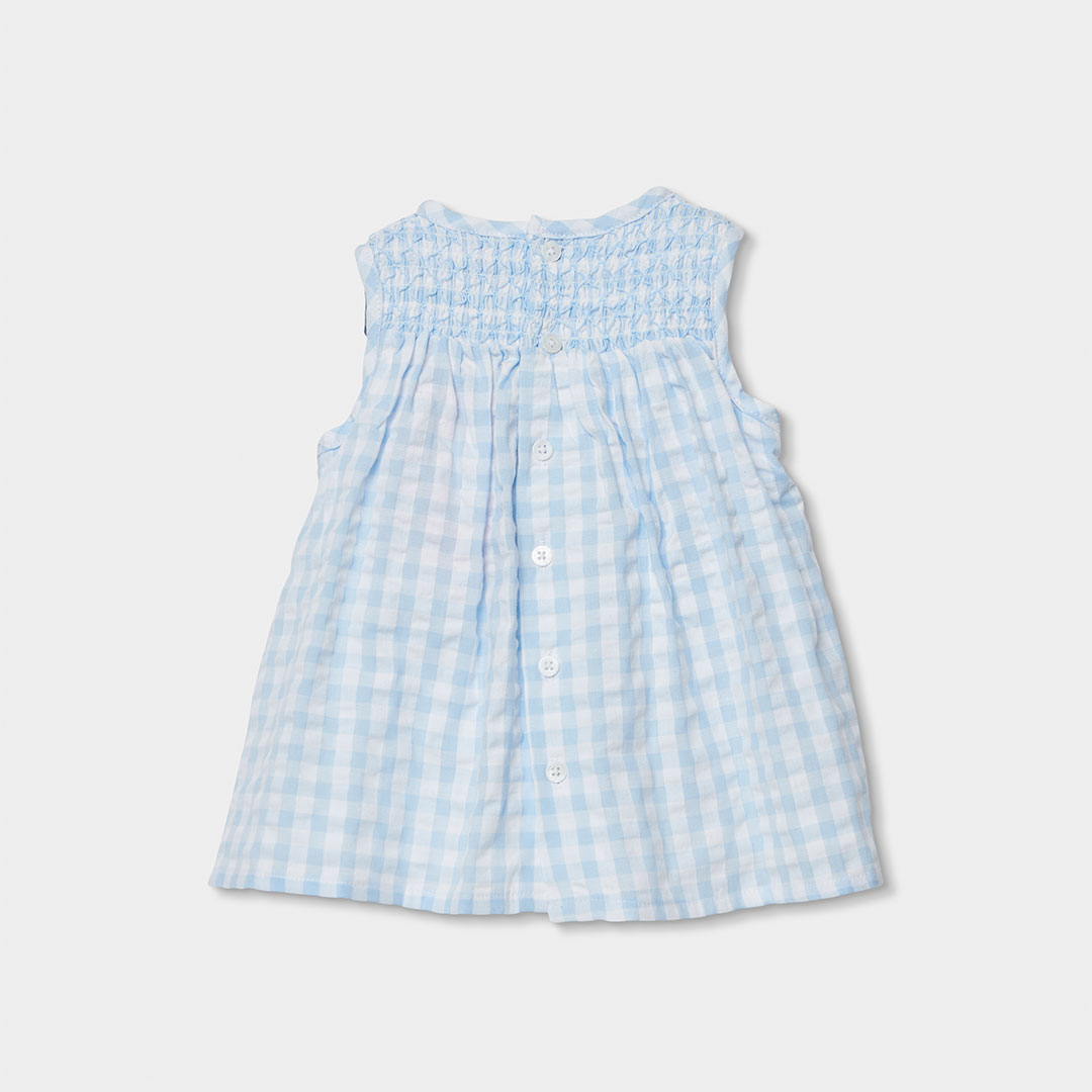 BOBOLI - Boboli Φόρεμα Καρό Ποπλίνα