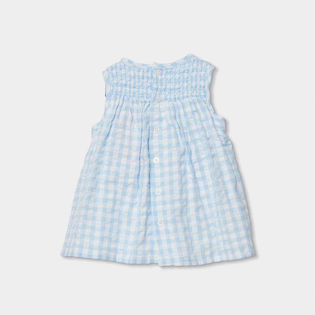 BOBOLI - Boboli Φόρεμα Καρό Ποπλίνα