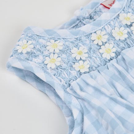 BOBOLI - Boboli Φόρεμα Καρό Ποπλίνα