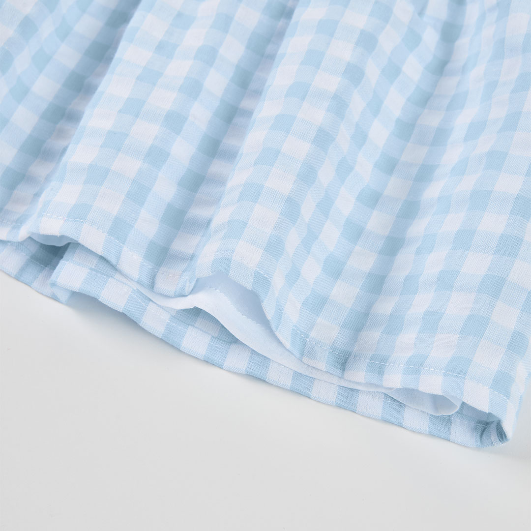 BOBOLI - Boboli Φόρεμα Καρό Ποπλίνα