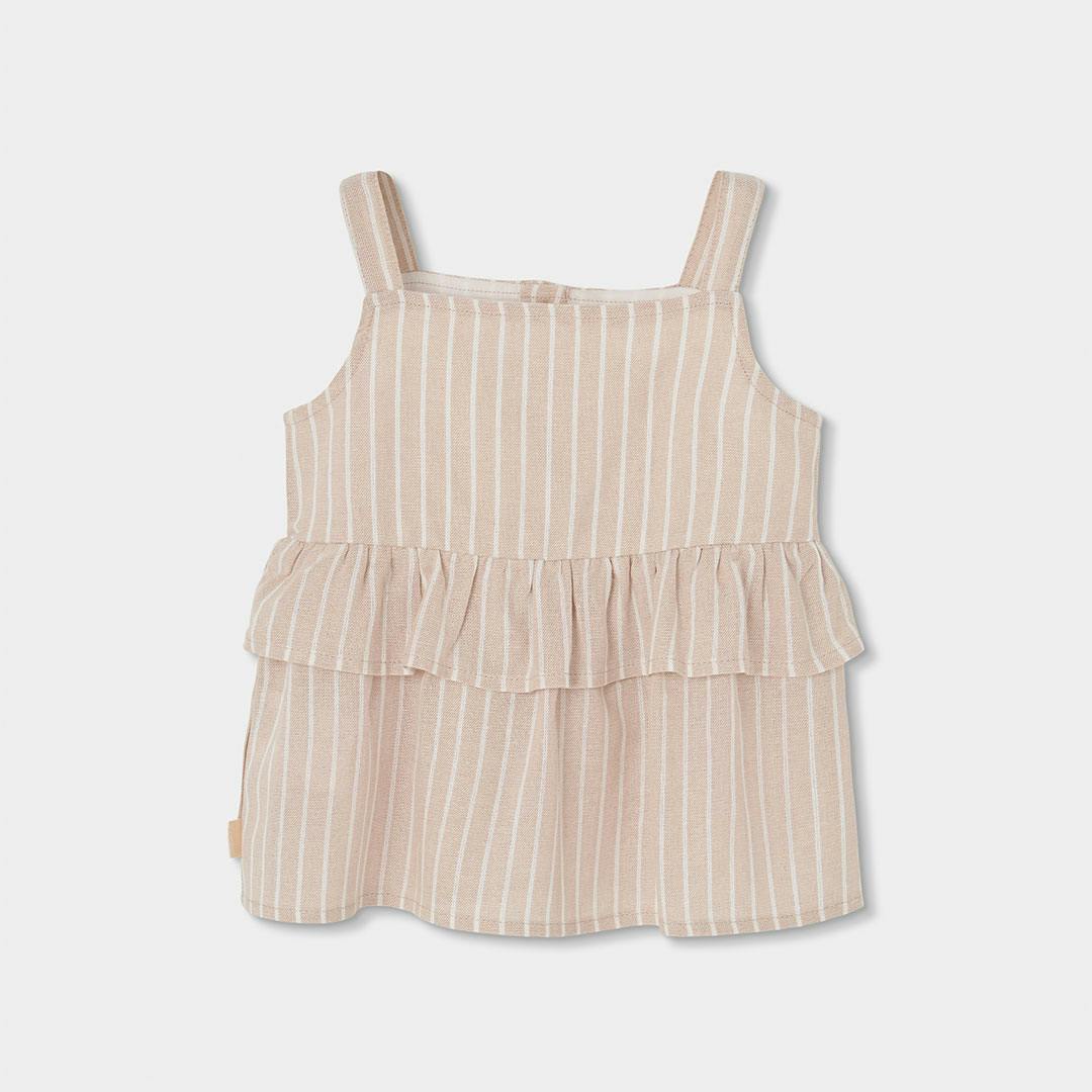 BOBOLI - Boboli Τοπ Λινό Ριγέ