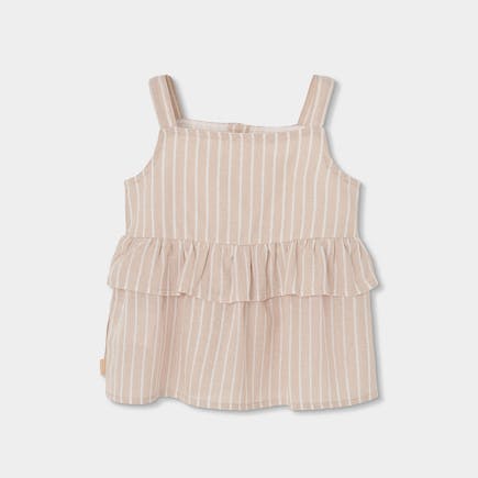 BOBOLI - Boboli Τοπ Λινό Ριγέ