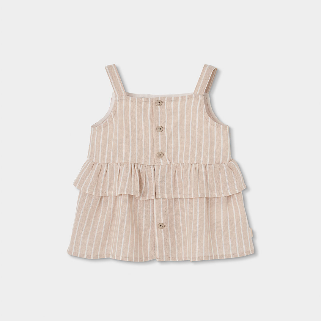 BOBOLI - Boboli Τοπ Λινό Ριγέ