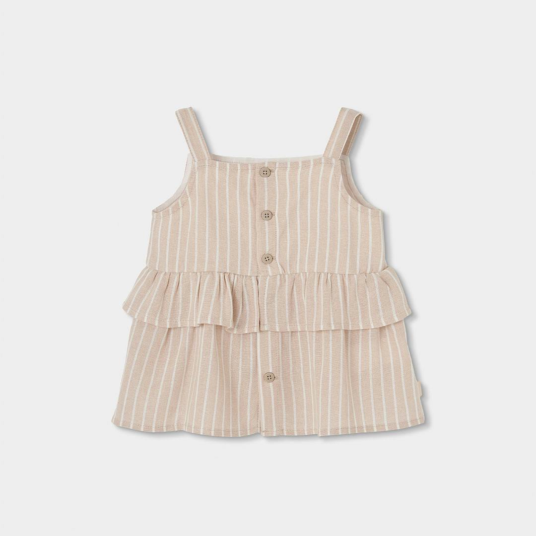 BOBOLI - Boboli Τοπ Λινό Ριγέ