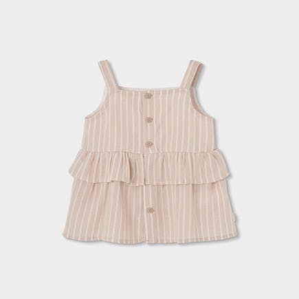 BOBOLI - Boboli Τοπ Λινό Ριγέ