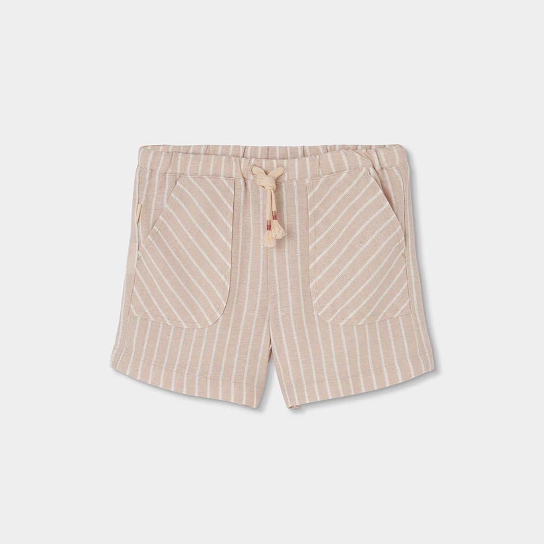  Σορτς Λινό Ριγέ
