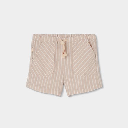 BOBOLI - Boboli Σορτς Λινό Ριγέ