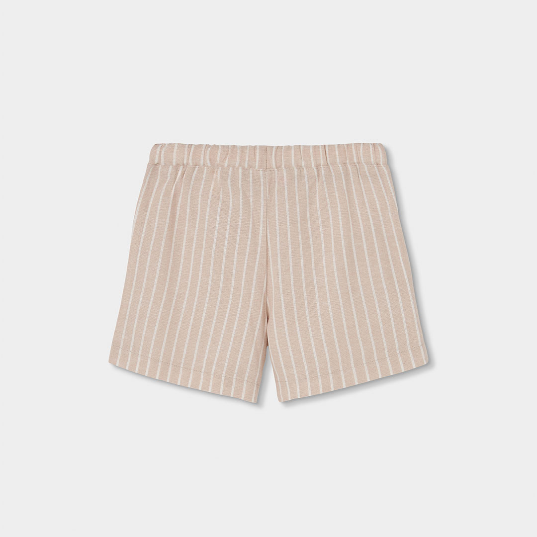 BOBOLI - Boboli Σορτς Λινό Ριγέ