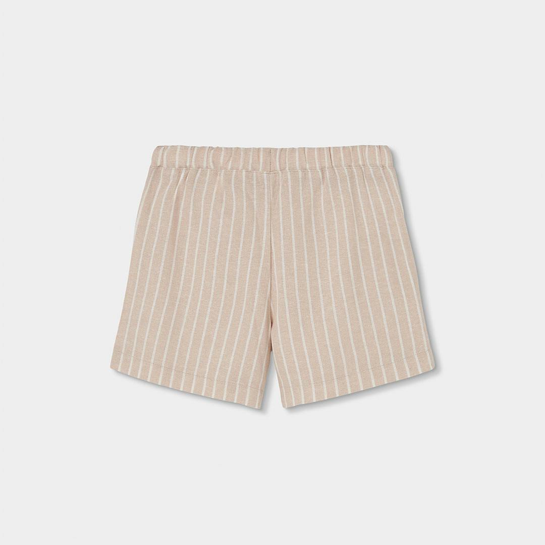 BOBOLI - Boboli Σορτς Λινό Ριγέ