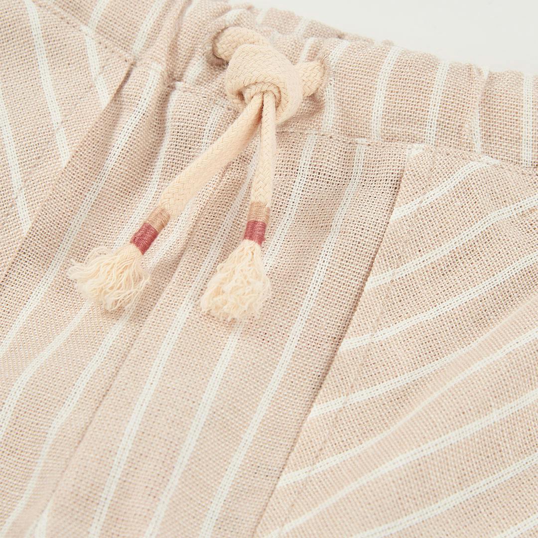 BOBOLI - Boboli Σορτς Λινό Ριγέ