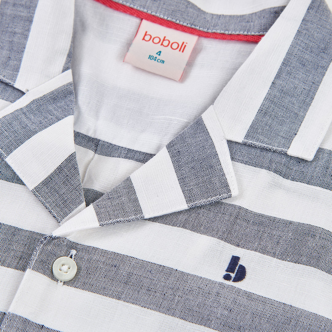 BOBOLI - Boboli Πουκάμισο Λινό