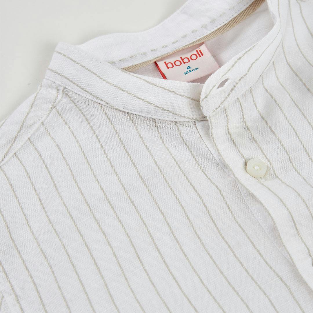  - Boboli Πουκάμισο Λινό