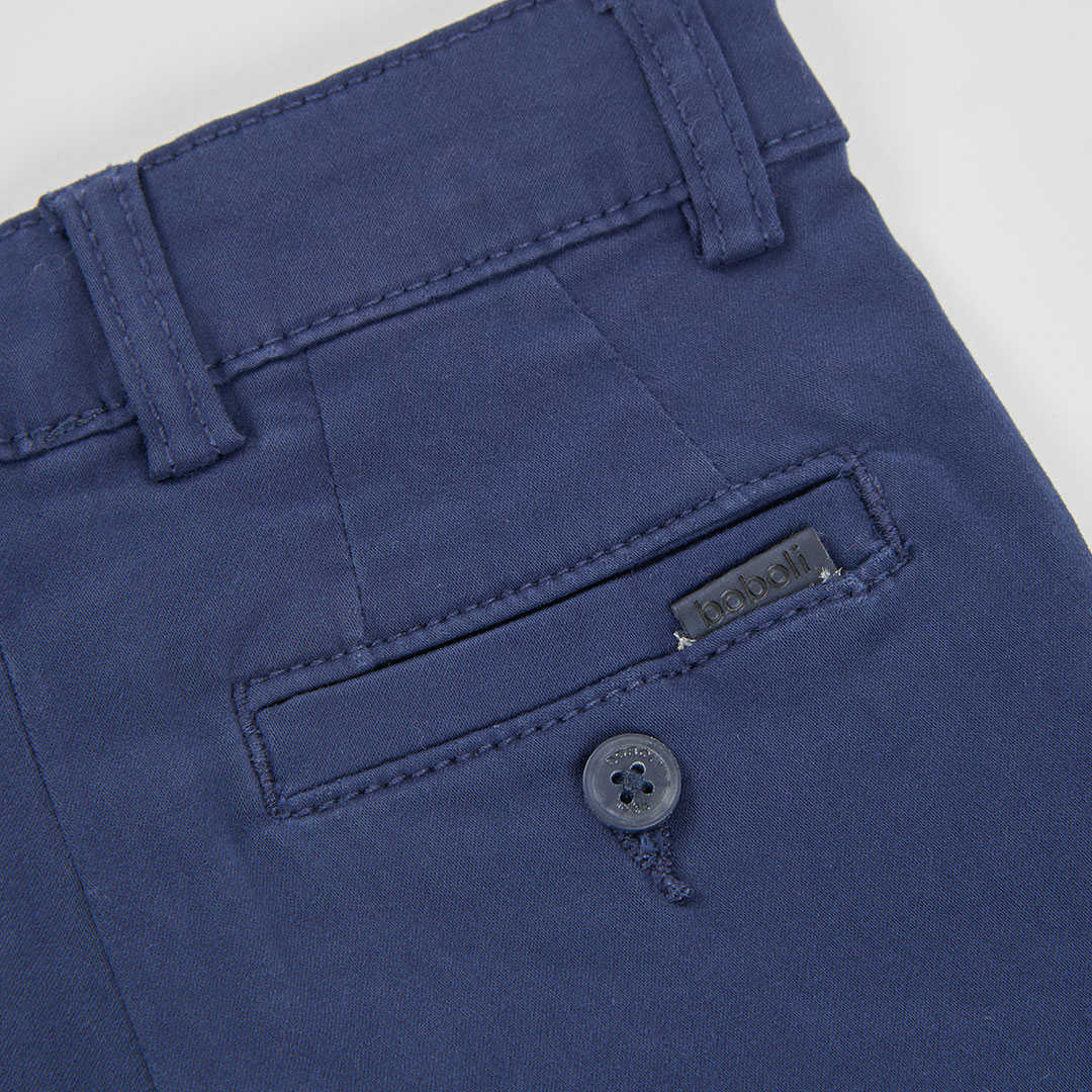 BOBOLI - Boboli Stretch satin trousers for boy -BCI