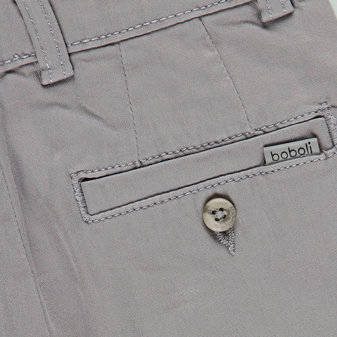 BOBOLI - Boboli Stretch satin trousers for boy -BCI