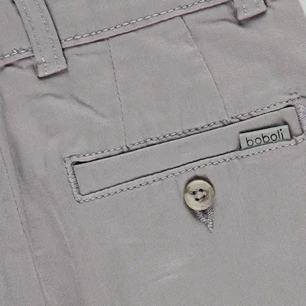BOBOLI - Boboli Stretch satin trousers for boy -BCI