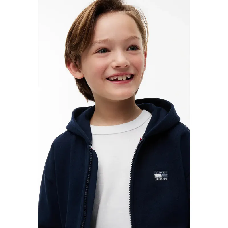 TOMMY HILFIGER - Tommy Hilfiger Flag Zip Hoodie