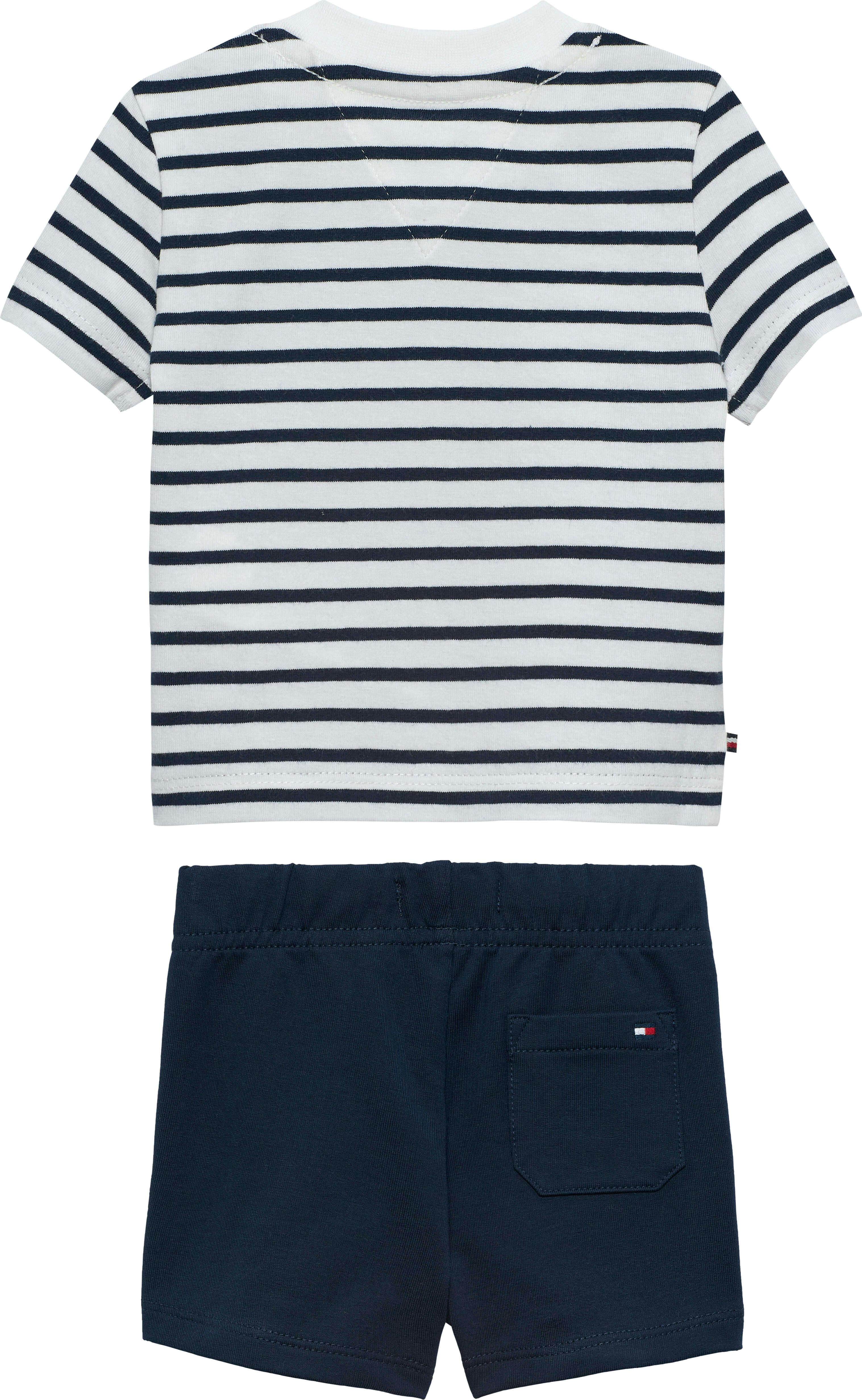 TOMMY HILFIGER - Tommy Hilfiger ESSENTIAL STRIPE TEE + SHORT S