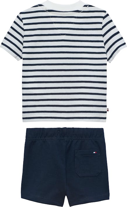TOMMY HILFIGER - Tommy Hilfiger ESSENTIAL STRIPE TEE + SHORT S