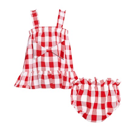 TWO IN A CASTLE - Two In A Castle Σετ καρό Κόκκινο