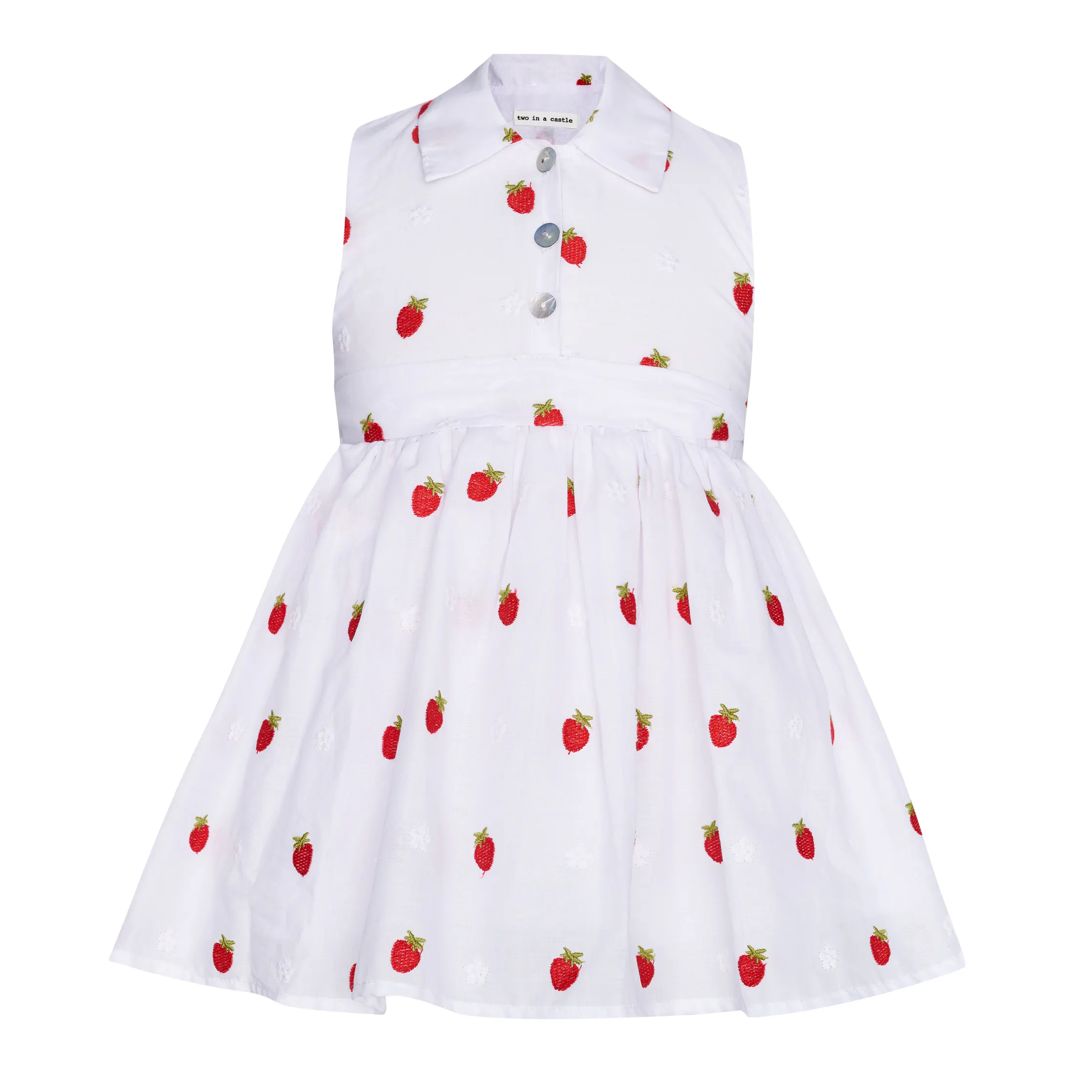 TWO IN A CASTLE - Two In A Castle Πουκάμισο Φόρεμα Κέντημα