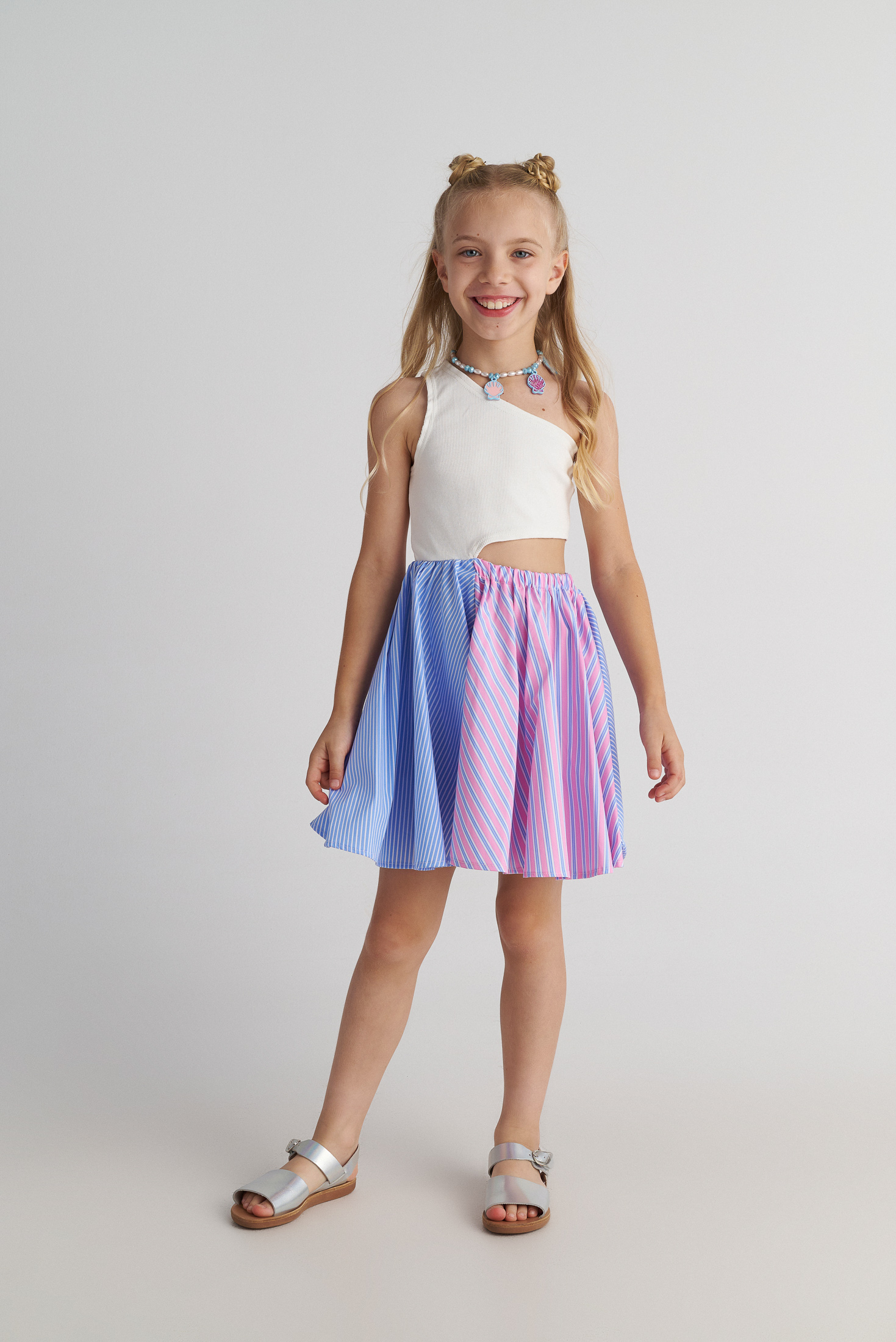  Φόρεμα Ριγέ