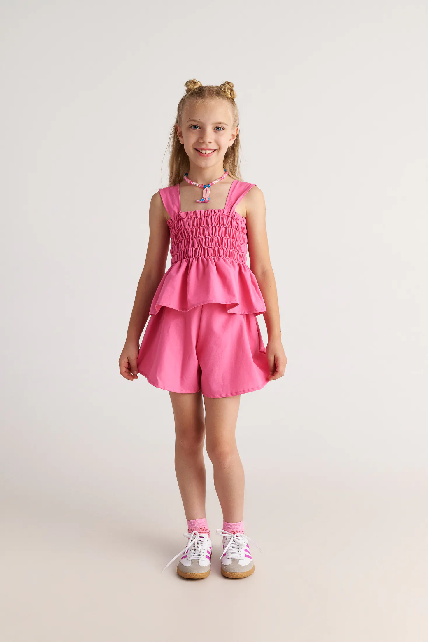 TWO IN A CASTLE - Two In A Castle Σετ Τοπ Σορτς Ροζ