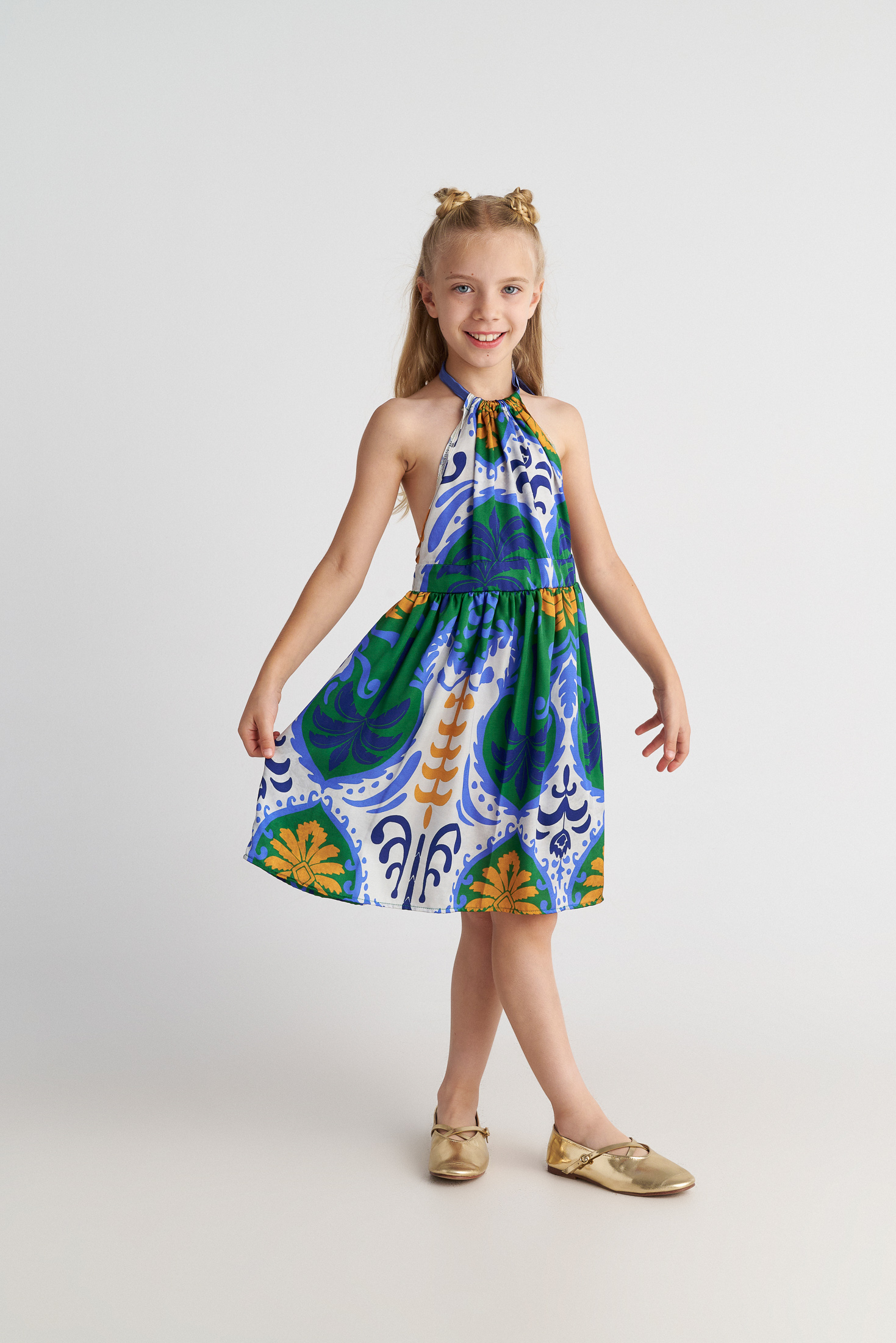  Φόρεμα Viscose halterneck