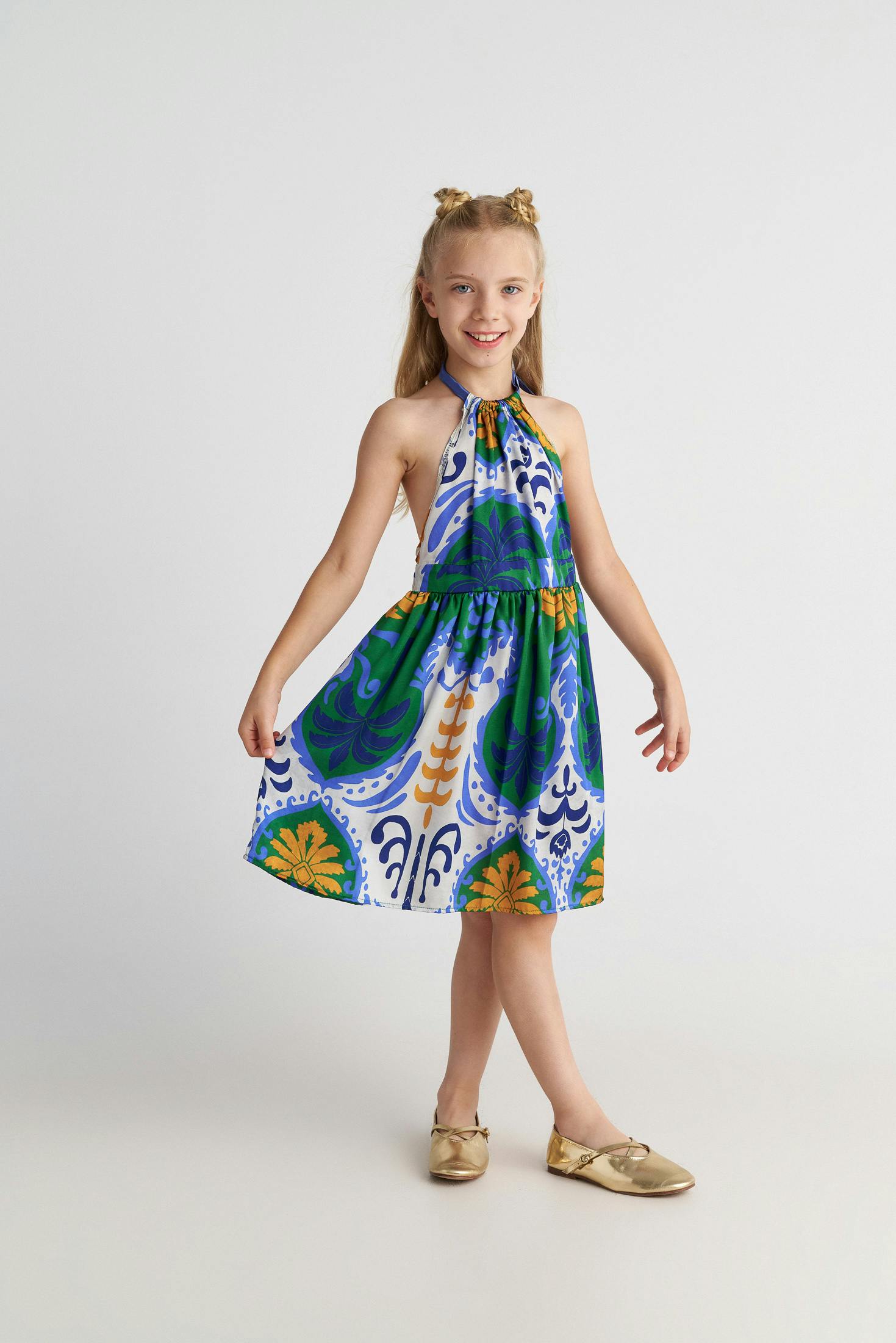 TWO IN A CASTLE - Two In A Castle Φόρεμα Viscose halterneck