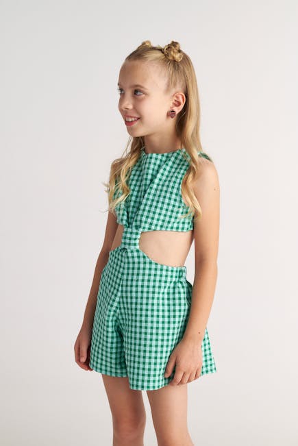 TWO IN A CASTLE - Two In A Castle Ολόσωμη Φόρμα Καρό